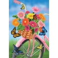 thumbnail image 2 of Briarwood Lane Spring Bike House Flag, 2 of 4