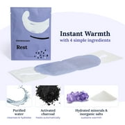 CorneaCare Rest: Self-Heating Warm Compress Eye Mask, 30 Count