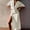 White, variant on Gspmoly Womens Dress, Women'S Long Sleeved Lapel Shirt Solid Color Dress Cocktail Dress Holiday Gifts