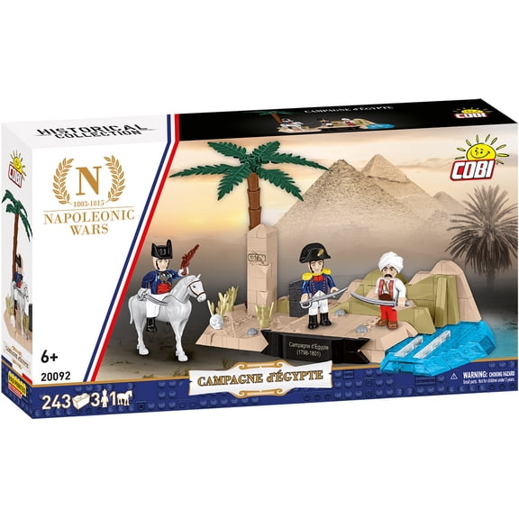 COBI Napoleonic Wars Egyptian Campaign (1798-1801) Building Set, 243 Pieces