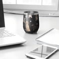 thumbnail image 3 of 12oz Stemless Wine Tumblers Dog Breeds Vacuum Insulated Stainless Steel Travel Tumbler Cups Mug with Lid and Straw for Champaign,Cocktail,Beer with Cleaning Brush, 3 of 5