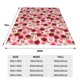thumbnail image 3 of Fotbe Rose Flowers Manta de Franela Acolchonada con Estampado, Súper Suave y Esponjosa, Extra Grande para Sofá, Cama, Uso Todo el Año-50"x40", 3 of 7