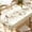B, variant on French Floral Tablecloth Waterproof Scratch Resistant Wipe Clean Table Cover Rectangular Dining Table Cloth for Kitchen Dining Room Home Decor