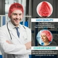 thumbnail image 4 of Abc Pack & Supply Disposable Polypropylene 24" Bouffant Caps for Medical, Red 100 Pack, 4 of 9