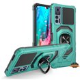 thumbnail image 2 of Xpression Phone Case For Cricket Magic 2 5G (2024, 2nd Version) Cricket Magic 2 5G (2024) Hybrid Magnetic Car Mount Ring Kickstand Stand Holder Cover, Green, 2 of 9