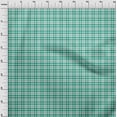 thumbnail image 4 of oneOone Cotton Poplin Turquoise Green Fabric Check Fabric For Sewing Printed Craft Fabric By The Yard 56 Inch Wide, 4 of 4