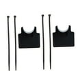 thumbnail image 4 of 2 Sets Pond Pool Supply Swimming Pipe Holder Strong Support Bracket Child Black, 4 of 8