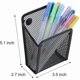 thumbnail image 3 of 2-pack magnetic pen holder, mesh storage basket with extra strong magnet, 3 of 5