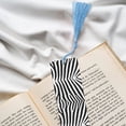 thumbnail image 6 of Kdxio Zebra Print Metal Tassel Bookmarks,Perfect Gift for Art Lovers and Bookworms Metal Bookmarks for Women, 6 of 8