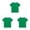 Green 3PCS, variant on 2 Pack Toddler T Shirts Summer Tshirts Boys Girls Basic Tee Undershirts Short Sleeve Clothes Crew Neck Shirts 3T