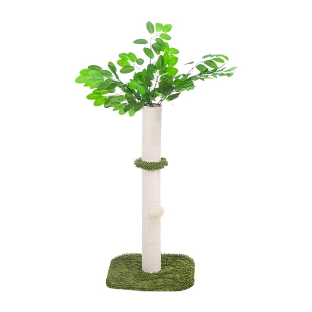Poste de rascado para gatos, poste de escalada para gatos, duradero para gatos de interior alto con pelota interactiva, juguete para gatos, poste para Estilo B Fernando Poste rascador para gatos