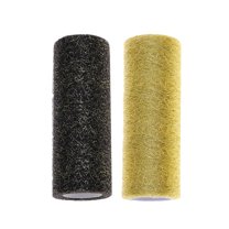COSMOBETTY 2Pcs Tulle Fabric Rolls for Wedding and Party Decorations 15cm x 91cm x 0.1cm