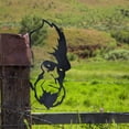 thumbnail image 3 of Farm Peeping Animals Metal Art Ornament Farm Watching Metal Wall Art for Farmhouse Outdoor Yard Lawn Statue Garden Decor Farm Fence Artworks Home Decor (Orangutan), 3 of 5