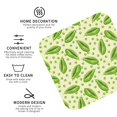 thumbnail image 4 of Disketp Green Peas Funny Coasters,6 Pcs Leather Coasters with Holder, Perfect Housewarming Hostess Gifts,Protect Furniture from Water Marks Scratch and Damage,Square, 4 of 7