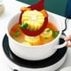thumbnail image 4 of Herramientas de cocina colador de silicona olla caliente colador sopa cuchara de escoria separador de aceite silicona integrada, 4 of 5