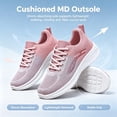 thumbnail image 2 of Womens Walking Shoes Slip on Air Running Shoes Fashion Sneakers Casual Fitness Gym Jogging Workout Ladies Nursing Work Easy Put On Athletic, 2 of 9
