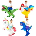 thumbnail image 2 of Disfraz inflable de dinosaurio para niños, disfraz de unicornio, disfraz de Anime, Purim, fiesta de Halloween, disfraces de Cosplay para niños y niñas, 2 of 5