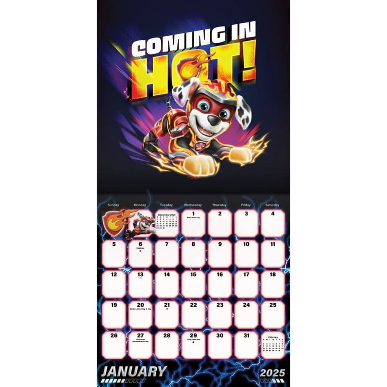 Trends International, Paw Patrol 2025 Wall Calendar - Walmart.com trends-international-paw-patrol-2025-wall-calendar-walmart-com