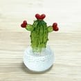 thumbnail image 1 of Harpily Desktop Decor Cactus Car Center Console Decoration Transparent Resin Crafts Computer Home Decoration, 1 of 3