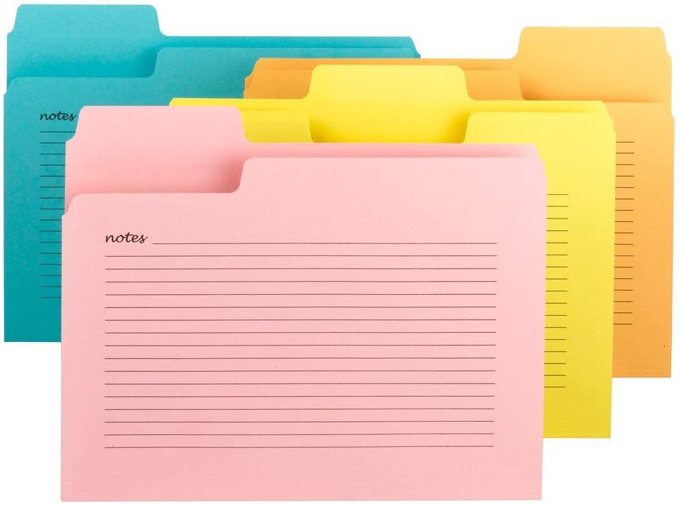 Smead Super Tab Notes File Folder, Oversized 1/3-Cut Tabs, Letter Size ...