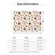 thumbnail image 5 of Fotbe Autumn Maple Leaf with Hedgehog Manta de Franela con Estampado, Manta Ultrasuave para Cama, Sofá, Auto, Hipoalergénica y Antibolitas-80"x60", 5 of 6