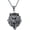 Silver, variant on Men's Stainless Steel Viking Wolf Necklace,Vintage Gothic Tribal Pendant Chian,Punk Style Wolf Head Jewelry for Men