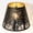 Black Gold Tree, variant on SWAIFDEE Metal Small Lamp Shade, Etched Arrow Design Lampshade for Table Wall Lamp, Outer Antique Bronze Inner Gold, 6x10x7.5in
