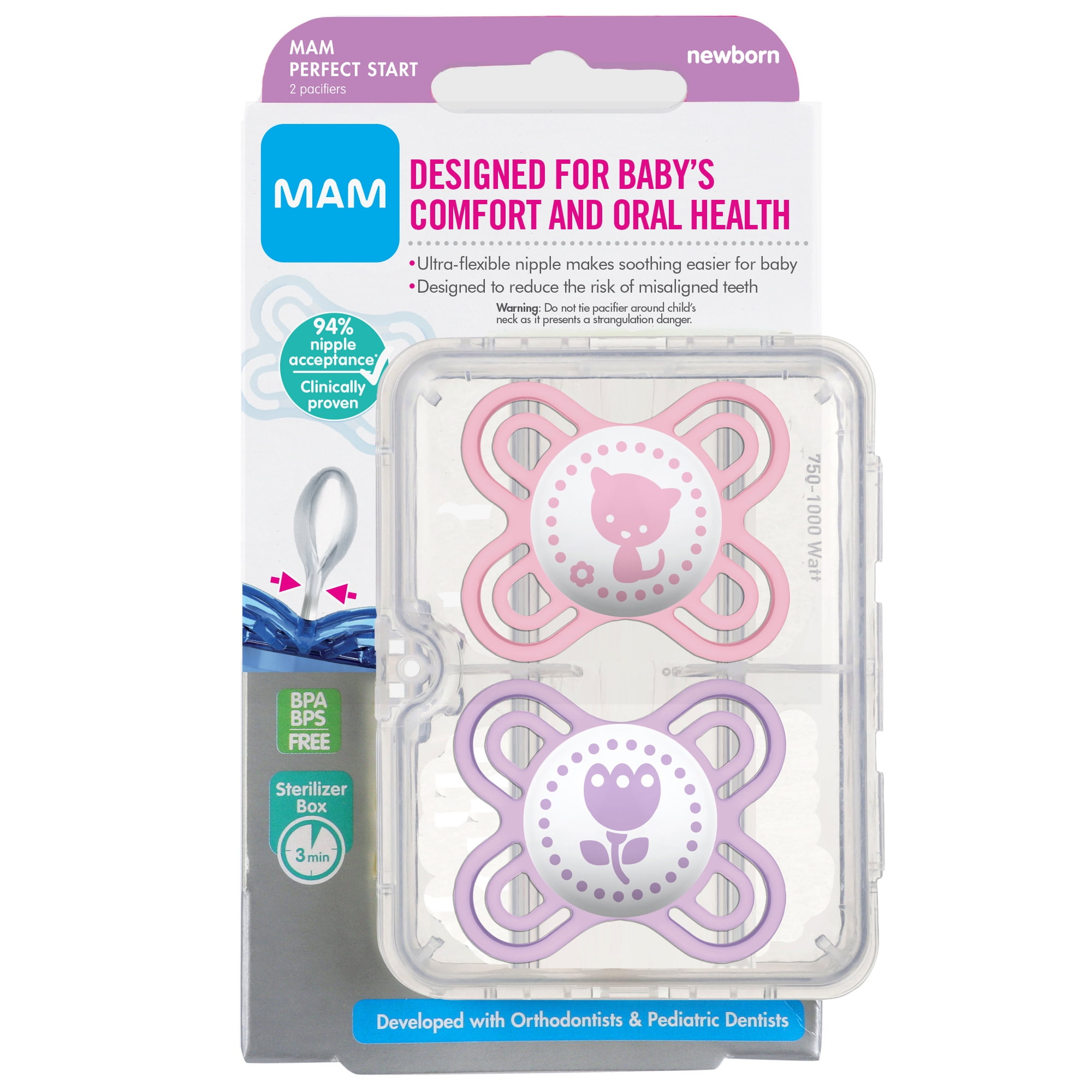 MAM Perfect Pacifier – supports healthy dental development