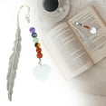 thumbnail image 2 of Clearance Office&Craft&Stationery under $5,Rainbow Heart Pendant Bookmark Feather Charm For Women Girls (7 Colors), 2 of 9