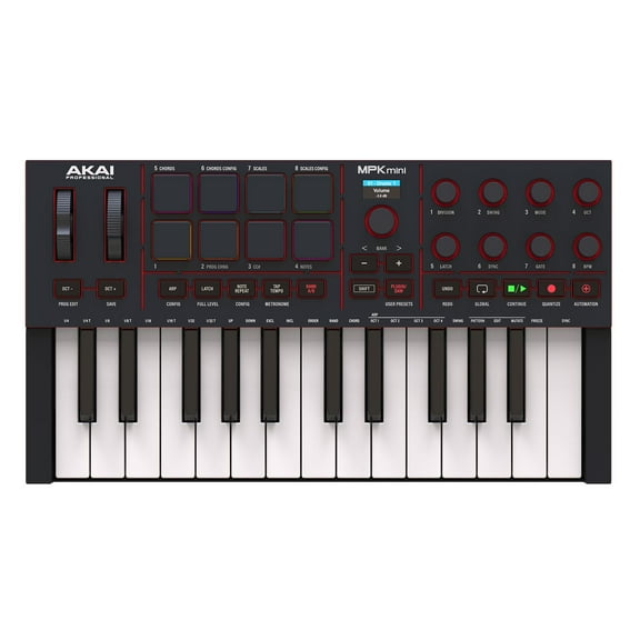 Akai Professional MPK Mini 4 25-Key MIDI Keyboard Controller - Black