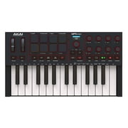 Akai Professional MPK Mini 4 25-Key MIDI Keyboard Controller Black with Monitors & Headphones Package