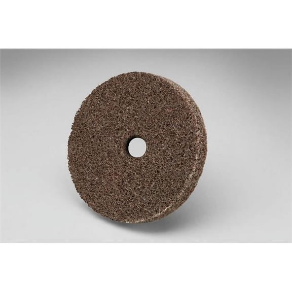 Scotch-Brite EXL Unitized Wheel XL-UW 6A Medium 2 in x 1/8 in x 3/16 in  - 1EA