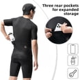 thumbnail image 5 of ROCKBROS Men's Cycling Jersey Short Sleeve Diamond Pattern Breathable Biking Shirt for Road MTB Cycling White XXL, 5 of 12