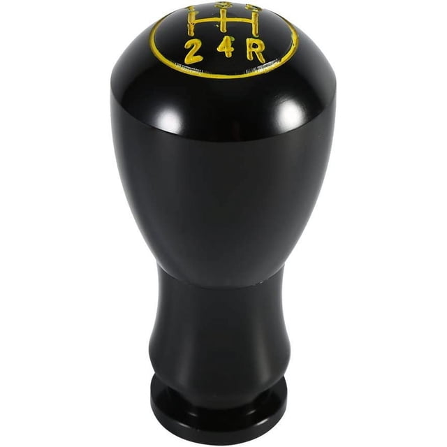 Perilla de cambio de marchas Universal ZHAOCHENG color negro para automóvil automática/manual de 5 velocidades aleación de aluminio