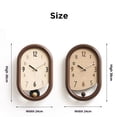 thumbnail image 2 of Reloj de pared minimalista moderno, silencioso, funciona con pilas, altamente compatible, 2 of 4