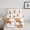Brown White, variant on jejeloiu Cute Christmas Snowmen Full Size Comforter Sets,Hello Winter Bedding Comforter Set,White Black Bedding Sets For Girls,Microfiber Bedroom Decor Reversible,3pcs