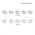 thumbnail image 3 of EASTIN 1Box 900 Pcs Silver Iron Split Rings Double Loop Jump Ring 4mm 5mm 6mm 7mm 8mm 10mm Chainmail Link for Jewelry Making, 3 of 7