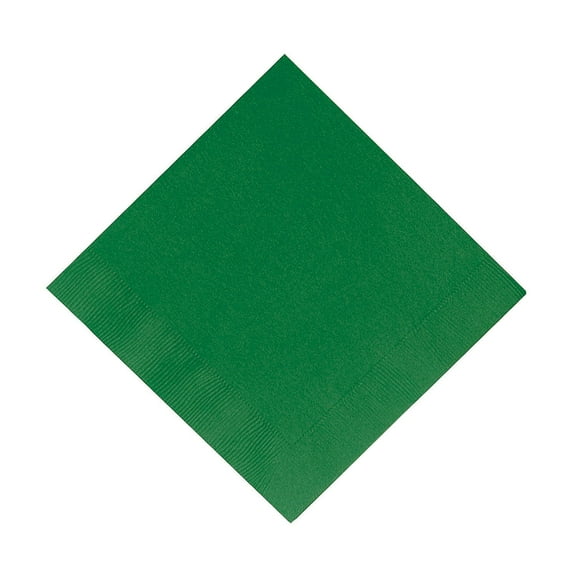 Green 12 7/8" Paper Napkins 50 Pc - Party Supplies - 50 Pieces