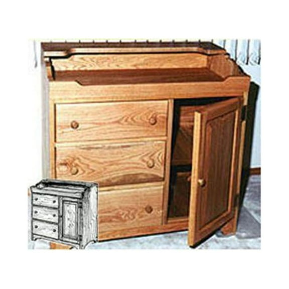 Woodcraft Project Paper Plan To Build Early American Dry Sink - Material Not Included