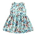 thumbnail image 2 of YHAJDS Toddler Girl Sleeveless Dress Print Soft Comfortable, 2 of 3