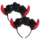 thumbnail image 1 of 2 diademas de cuerno de diablo para Halloween, diadema de cuernos, banda para el cabello de cuerno de diablo para Halloween, diadema de cuerno de diablo, decoración para el cabello de Halloween., 1 of 4