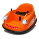thumbnail image 1 of Coche de choque eléctrico para niños y bebés, automóvil 12V con control remoto parental, luces LED, 2 velocidades, giro 360° (color naranja), 1 of 8