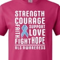 thumbnail image 4 of Inktastic Als Awareness Strength Courage Support T-Shirt, 4 of 5