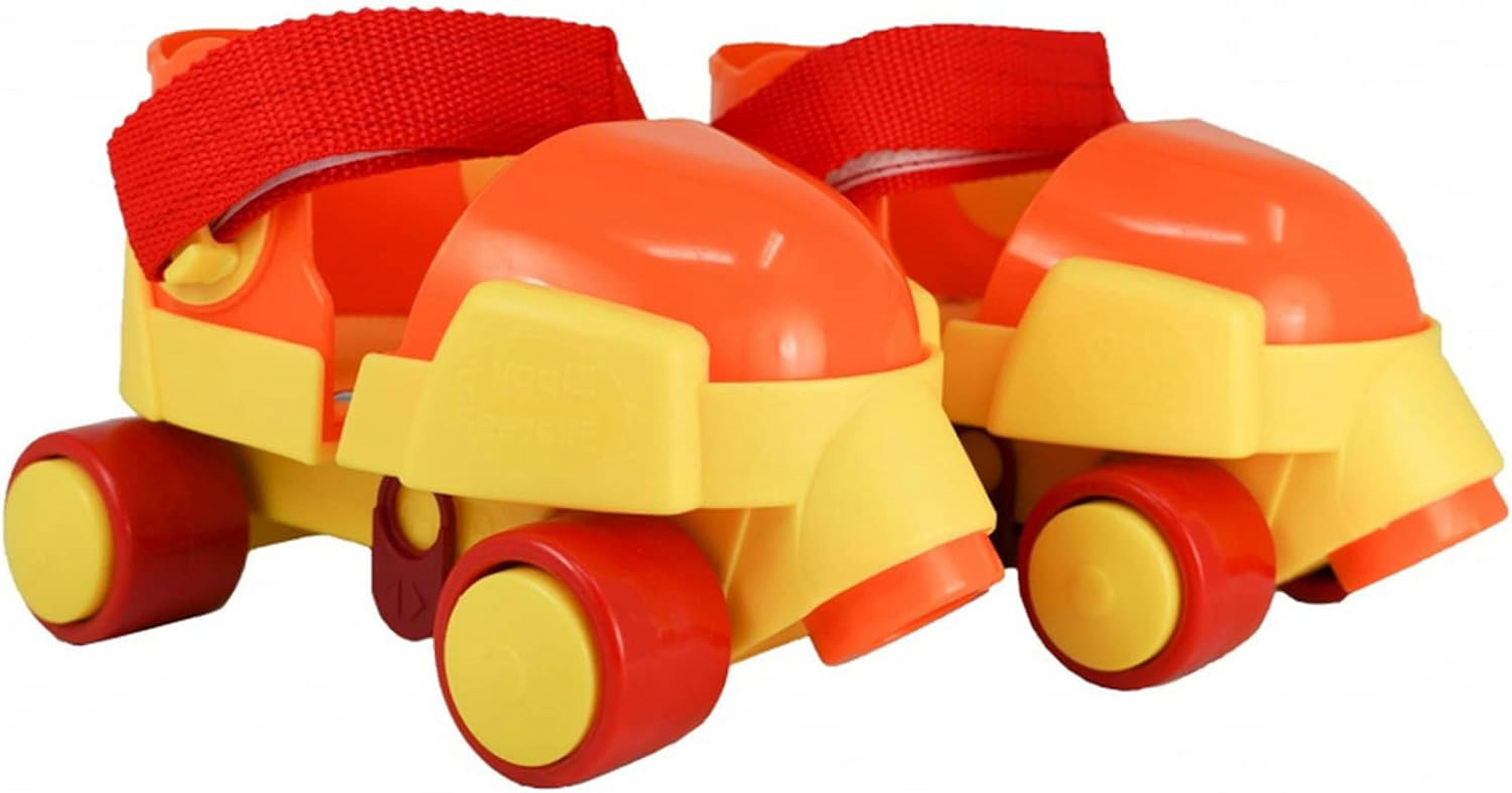 RC Sports Zippy Adjustable Toddler and Children's Starter Skates, Juvenile 7-13, Orange/Yellow/Red