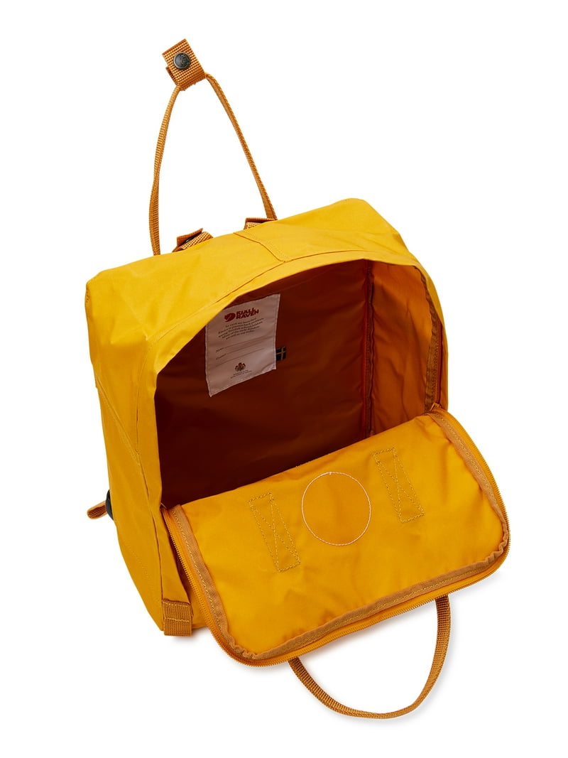 Fj√§llr√§ven, Unisex Backpack, Kanken Classic, Ochre - Walmart.com