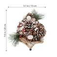 thumbnail image 2 of Worgeous Christmas Tree Skirt Decorative Handmade Straw Artware Lovely Hedgehog Adornment Assorted Color, 2 of 8