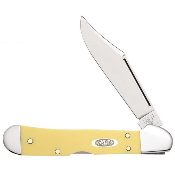 Case Cutlery Mini Copperlock Yellow Syn
