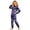 a31-Light Blue, variant on KPOPLK Girls Pajamas - 2 Piece Long Sleeve Halloween Pajamas and Pants Set 2-8 Years Kids Outfit Set,Size 8-9 Years