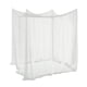 thumbnail image 1 of Dosel de cama con poste de esquina para camas XXL, decoración elegante, ajuste universal para uso en interiores y exteriores, material de poliéster transpirable con protección de malla fina, 1 of 5