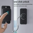 thumbnail image 2 of Fingerprint Fridge Lock, Refrigerator Lock with Fingerprint, for Fridge, Cabinet Locks, Drawers, Dishwasher, Toilet and Cabinet Locks Baby Proofing, 3M Adhesive No Drilling (Black), 2 of 7
